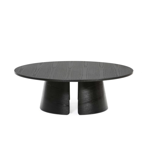 Mesa de Centro CEP Ø110 cm, DM / Fresno Negro - Teulat. Vackart