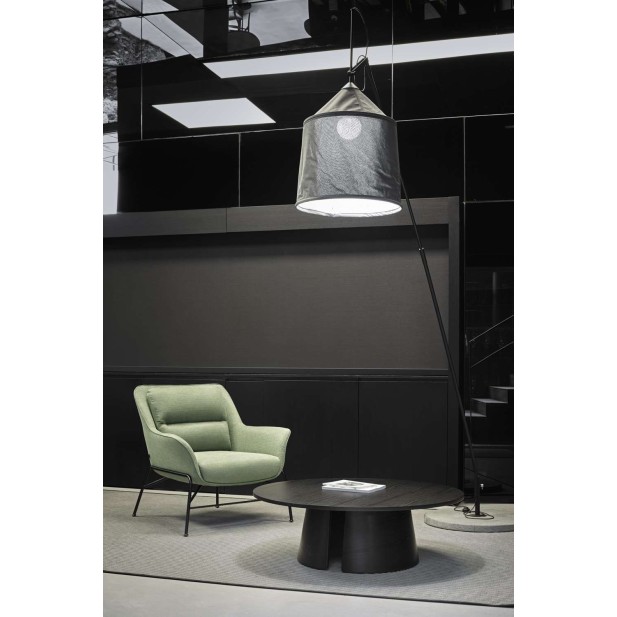 Mesa de Centro CEP Ø110 cm, DM / Fresno Negro - Teulat. Vackart