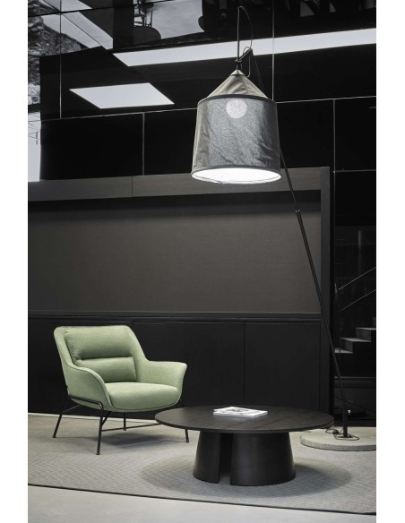 Mesa de Centro CEP Ø110 cm, DM / Fresno Negro - Teulat. Vackart