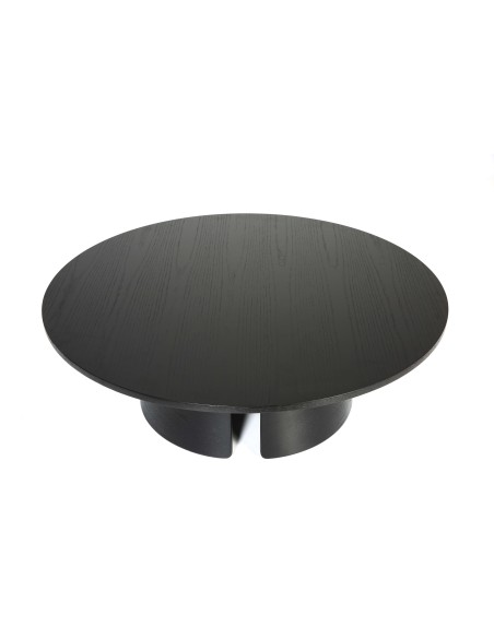 Mesa de Centro CEP Ø110 cm, DM / Fresno Negro - Teulat. Vackart