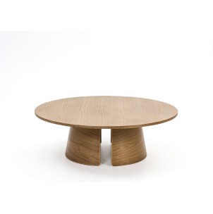 Mesa de Centro CEP Ø110 cm, DM / Fresno Natural - Teulat. Las modernas y más exclusivas mesas de diseño nórdico, solo en Vackart tu tienda de diseño online.