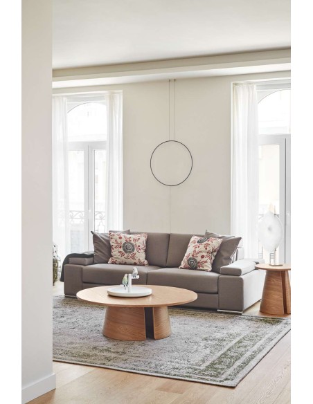 Mesa de Centro CEP Ø110 cm, DM / Fresno Natural - Teulat. Vackart