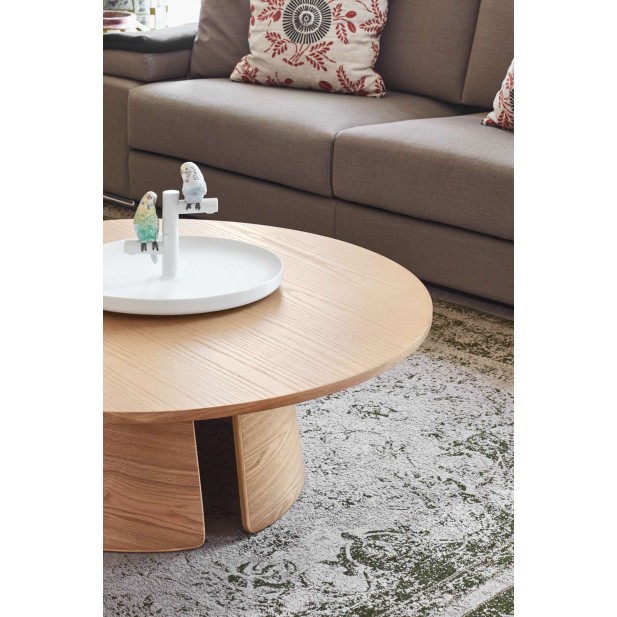 Mesa de Centro CEP Ø110 cm, DM / Fresno Natural - Teulat. Vackart Mesa de Centro CEP Ø110 cm, DM / Fresno Natural - Teulat. Vackart