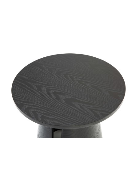 Mesa Auxiliar CEP Ø50 cm, DM / Fresno Negro - Teulat. Vackart