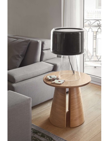 Mesa Auxiliar CEP Ø50 cm, DM / Fresno Natural - Teulat. Vackart