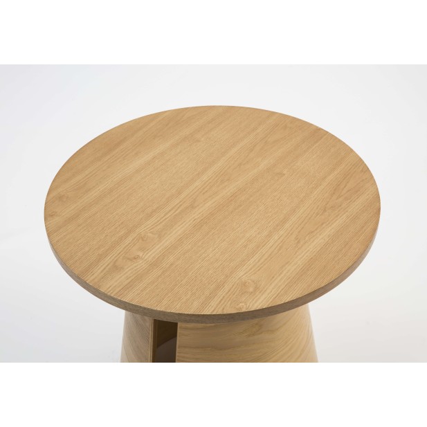 Mesa Auxiliar CEP Ø50 cm, DM / Fresno Natural - Teulat. Vackart