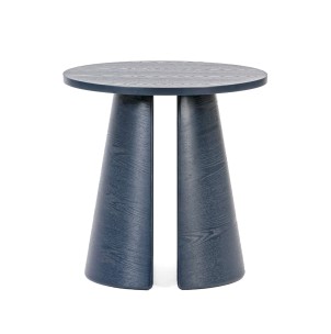Mesa Auxiliar CEP Ø50 cm, DM / Fresno Azul - Teulat. Las modernas y más exclusivas mesas de diseño nórdico, solo en Vackart tu tienda de diseño online.