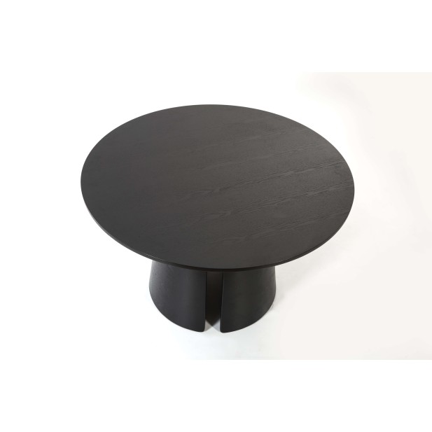 Mesa CEP Ø137 cm de Comedor, DM / Fresno Negro - Teulat. Vackart