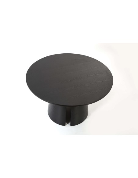 Mesa CEP Ø137 cm de Comedor, DM / Fresno Negro - Teulat. Vackart