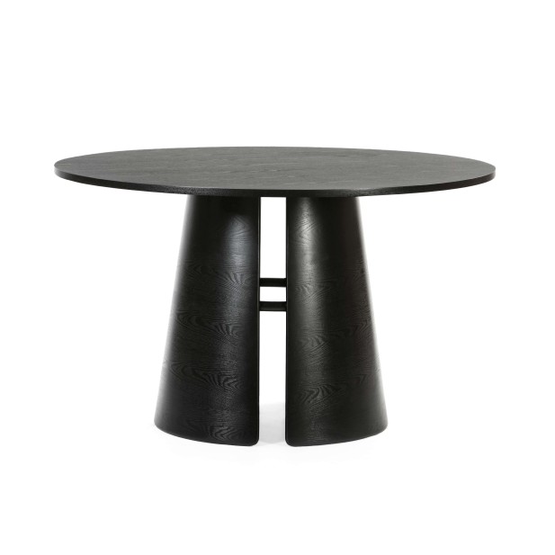 Mesa CEP Ø137 cm de Comedor, DM / Fresno Negro - Teulat. Vackart