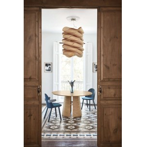 Mesa CEP Ø137 cm de Comedor, DM / Fresno Natural - Teulat. Vackart 2