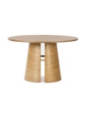 Mesa CEP Ø137 cm de Comedor, DM / Fresno Natural - Teulat