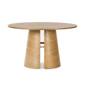 Mesa CEP Ø137 cm de Comedor, DM / Fresno Natural - Teulat. Las modernas y más exclusivas mesas de diseño nórdico, solo en Vackart tu tienda de diseño online.