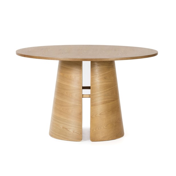 Mesa CEP Ø137 cm de Comedor, DM / Fresno Natural - Teulat. Vackart