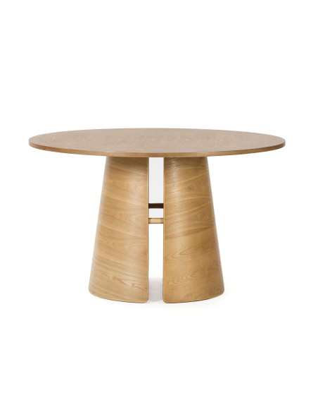 Mesa CEP Ø137 cm de Comedor, DM / Fresno Natural - Teulat. Vackart