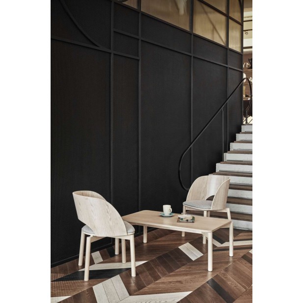 Mesa de Centro ATLAS 110x60 cm, DM / Fresno Natural - Teulat. Vackart