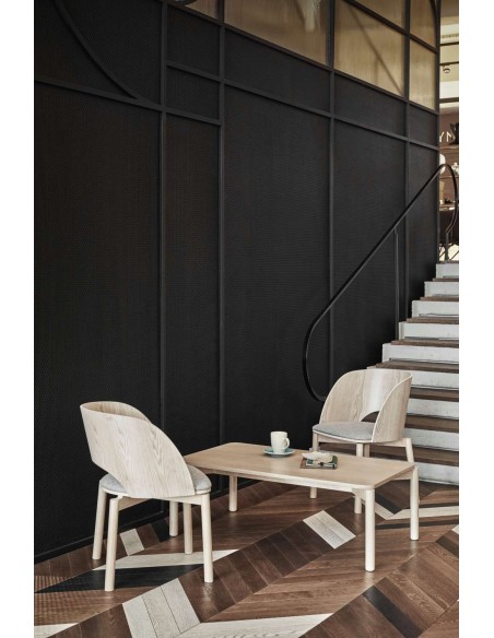 Mesa de Centro ATLAS 110x60 cm, DM / Fresno Natural - Teulat. Vackart