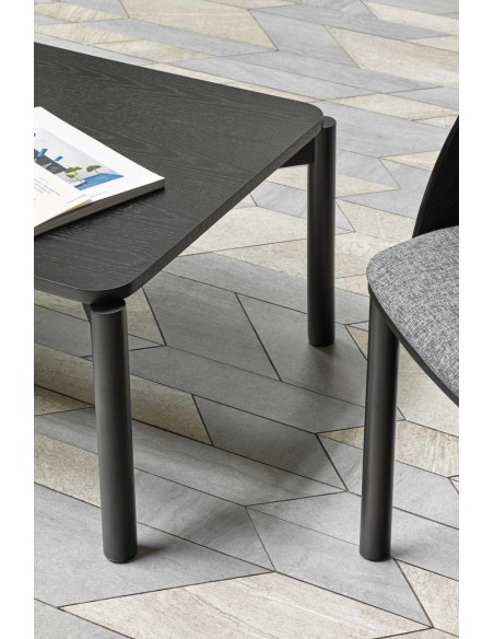 Mesa de Centro ATLAS 110x60 cm, DM / Fresno Negro - Teulat. Vackart