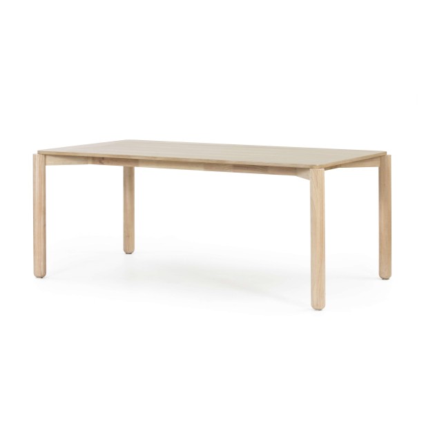 Mesa ATLAS 180x100 cm de Comedor, DM / Fresno Natural - Teulat. Vackart