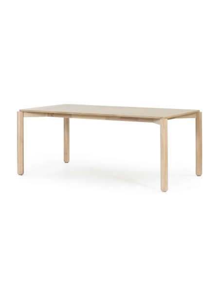 Mesa ATLAS 180x100 cm de Comedor, DM / Fresno Natural - Teulat. Vackart