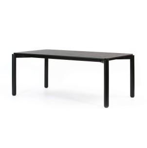 Mesa ATLAS 180x100 cm de Comedor, DM / Fresno Negro - Teulat. Vackart 2