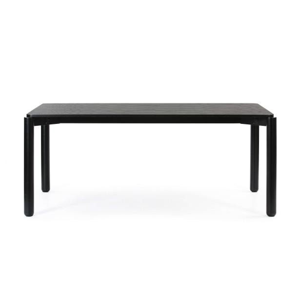 Mesa ATLAS 180x100 cm de Comedor, DM / Fresno Negro - Teulat. Vackart