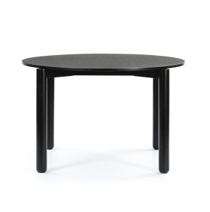 Mesa ATLAS Ø120 cm, DM / Fresno Negro - Teulat. Las modernas y más exclusivas mesas de diseño nórdico, solo en Vackart tu tienda de diseño online.