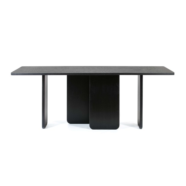 Mesa ARQ 200x100 cm, DM / Fresno Negro - Teulat. Vackart