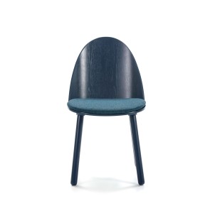 Silla UMA, Madera / Textil Azul Marino - Teulat. Vackart 2