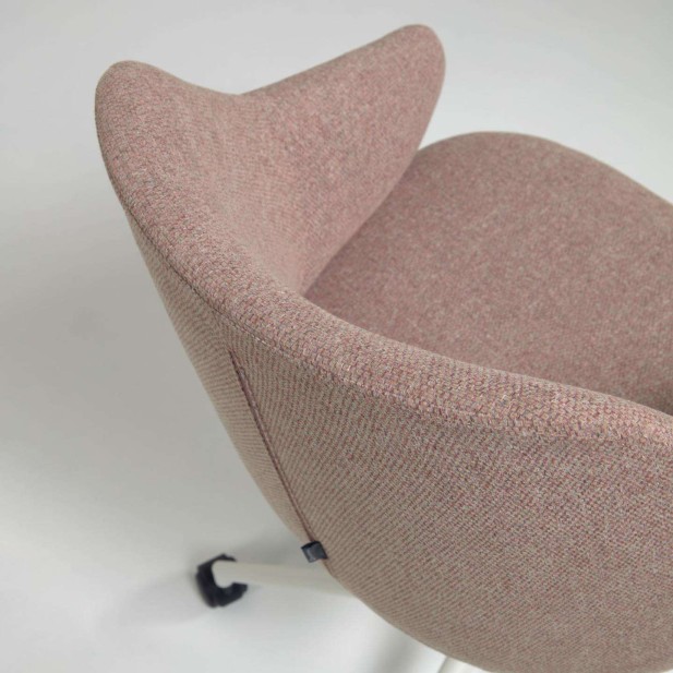 Silla de escritorio EINARA rosa - Kave Home / Vackart. CC2261GR24 Silla de escritorio EINARA rosa - Kave Home / Vackart. CC2261GR24