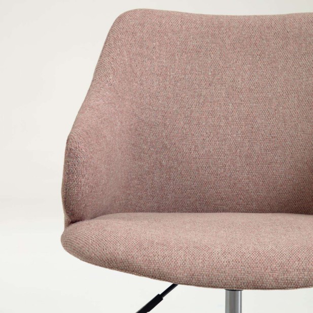 Silla de escritorio EINARA rosa - Kave Home / Vackart. CC2261GR24 Silla de escritorio EINARA rosa - Kave Home / Vackart. CC2261GR24