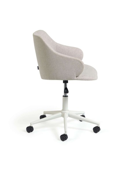 Silla de escritorio EINARA gris claro - Kave Home/Vackart. CC2261GR39