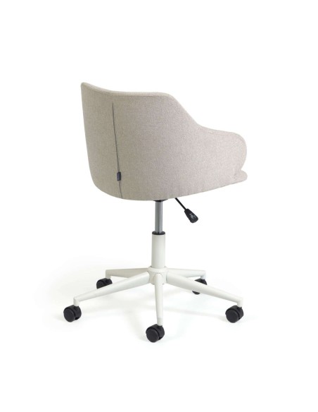 Silla de escritorio EINARA gris claro - Kave Home/Vackart. CC2261GR39
