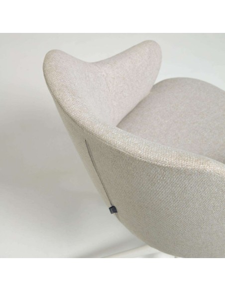 Silla de escritorio EINARA gris claro - Kave Home/Vackart. CC2261GR39