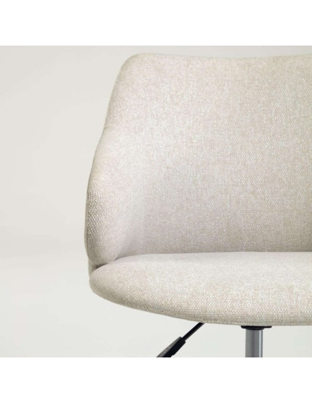 Silla de escritorio EINARA gris claro - Kave Home/Vackart. CC2261GR39