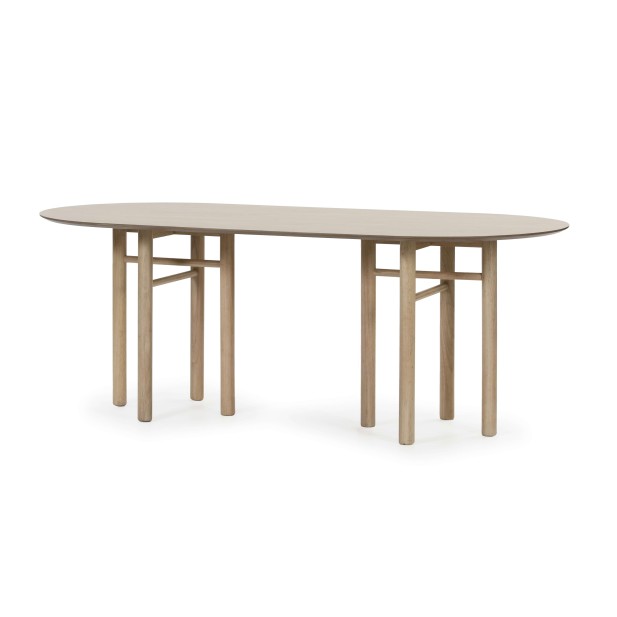 Mesa JUNCO 200x100 cm, DM / Fresno Natural - Teulat. Vackart Mesa JUNCO 200x100 cm, DM / Fresno Natural - Teulat. Vackart