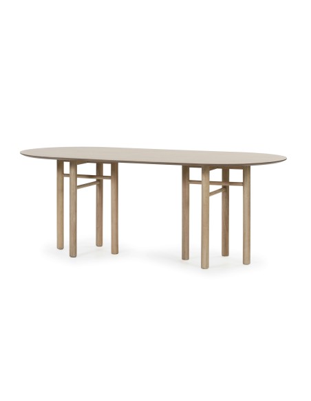 Mesa JUNCO 200x100 cm, DM / Fresno Natural - Teulat. Vackart