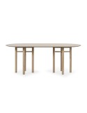 Mesa JUNCO 200x100 cm, DM / Fresno Natural - Teulat