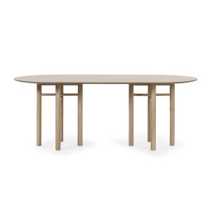 Mesa JUNCO 200x100 cm, DM / Fresno Natural - Teulat. Las modernas y más exclusivas mesas de diseño nórdico, solo en Vackart tu tienda de diseño online.
