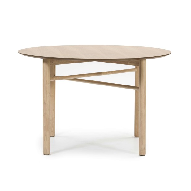 Mesa JUNCO Ø120 cm, DM / Fresno Natural - Teulat. Vackart