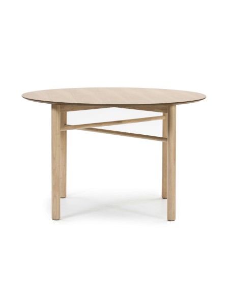 Mesa JUNCO Ø120 cm, DM / Fresno Natural - Teulat. Vackart