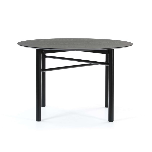 Mesa JUNCO Ø120 cm, DM / Fresno Negro - Teulat. Vackart