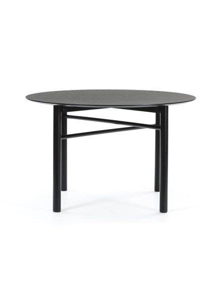 Mesa JUNCO Ø120 cm, DM / Fresno Negro - Teulat. Vackart