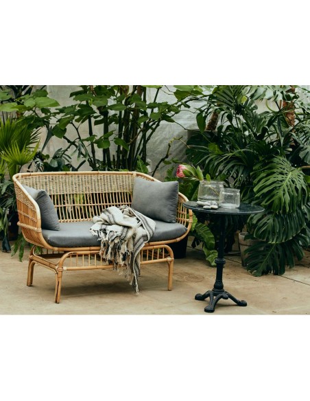 Mesa Auxiliar ALANA, Metal / Mármol Negro - Nordal. Vackart