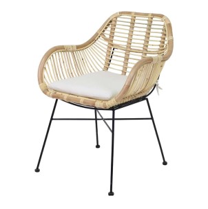 Silla SILVIO ratán natural - Vackart. Silla de diseño nórdico ideal para un espacio zen. 
