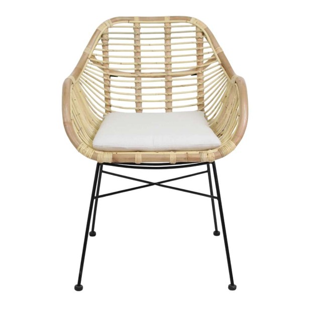 Silla SILVIO ratán natural Silla SILVIO ratán natural