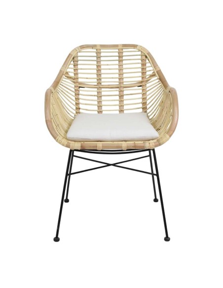 Silla SILVIO ratán natural
