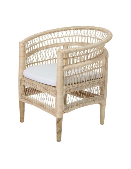 Sillón MALAWI ratán natural