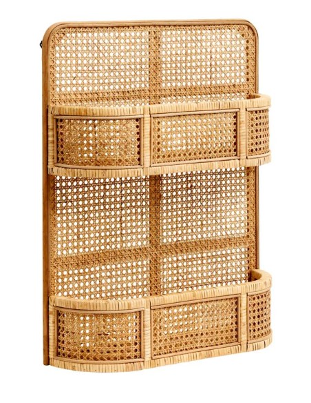 Estantería LUCCA, Ratán Natural - Nordal. Vackart