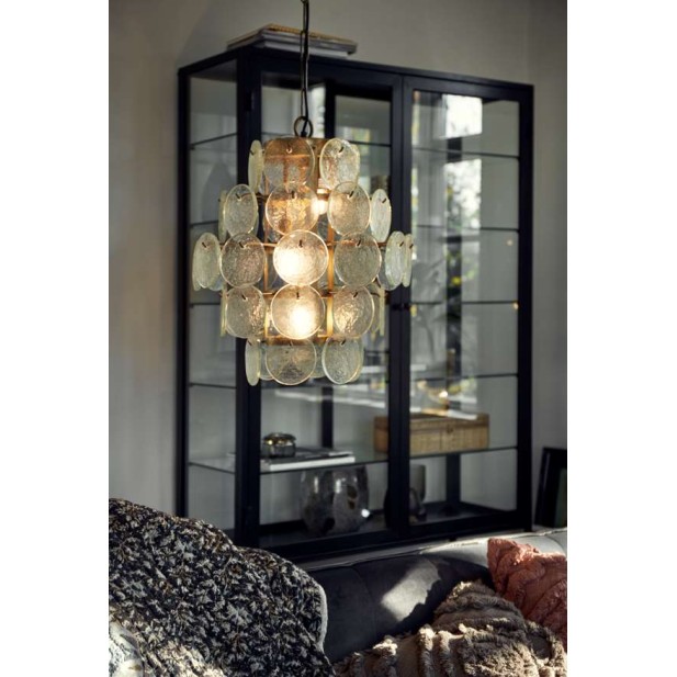 Lámpara de Techo MØNT, Cristal / Metal Dorado - Nordal. Vackart